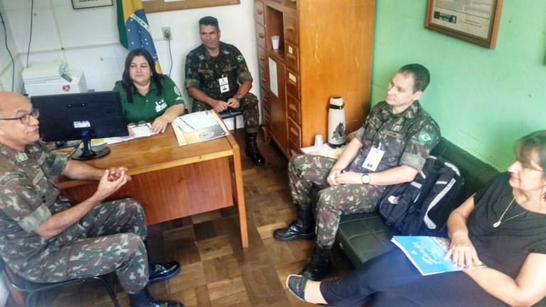 Junta Militar recebeu visita de orientação técnica