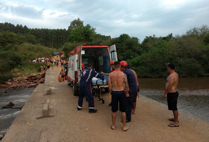 Mulher morre após se afogar no Rio São Sepé