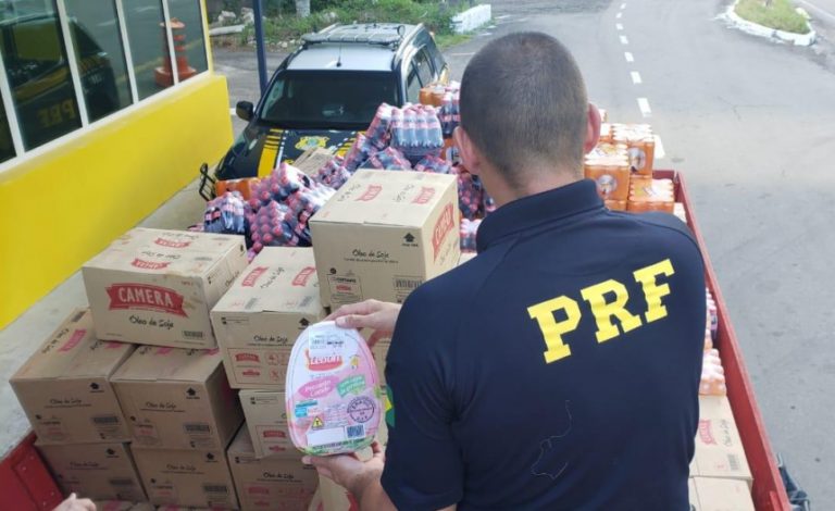 PRF flagra transporte irregular de produtos perecíveis em Santa Maria