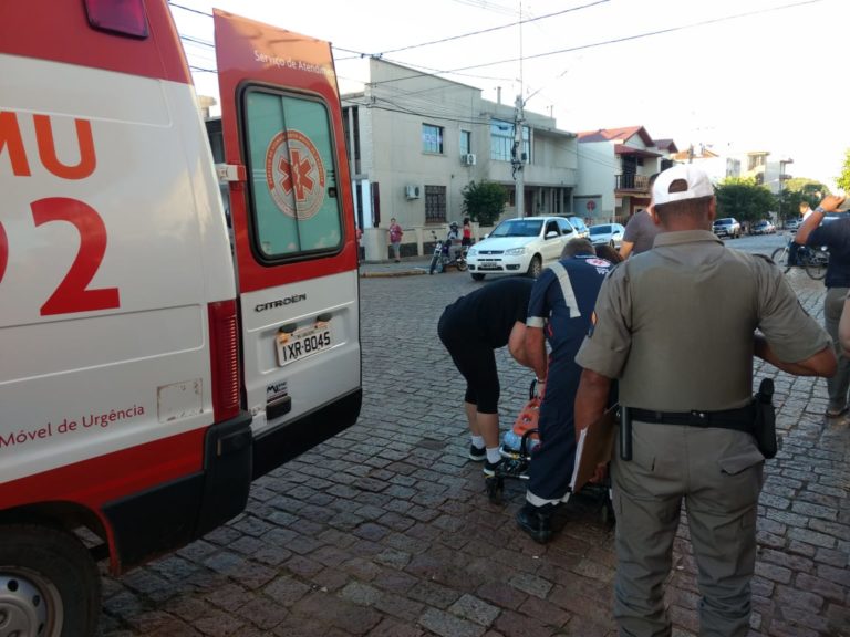 Motorista foge após colidir em motocicleta em São Sepé