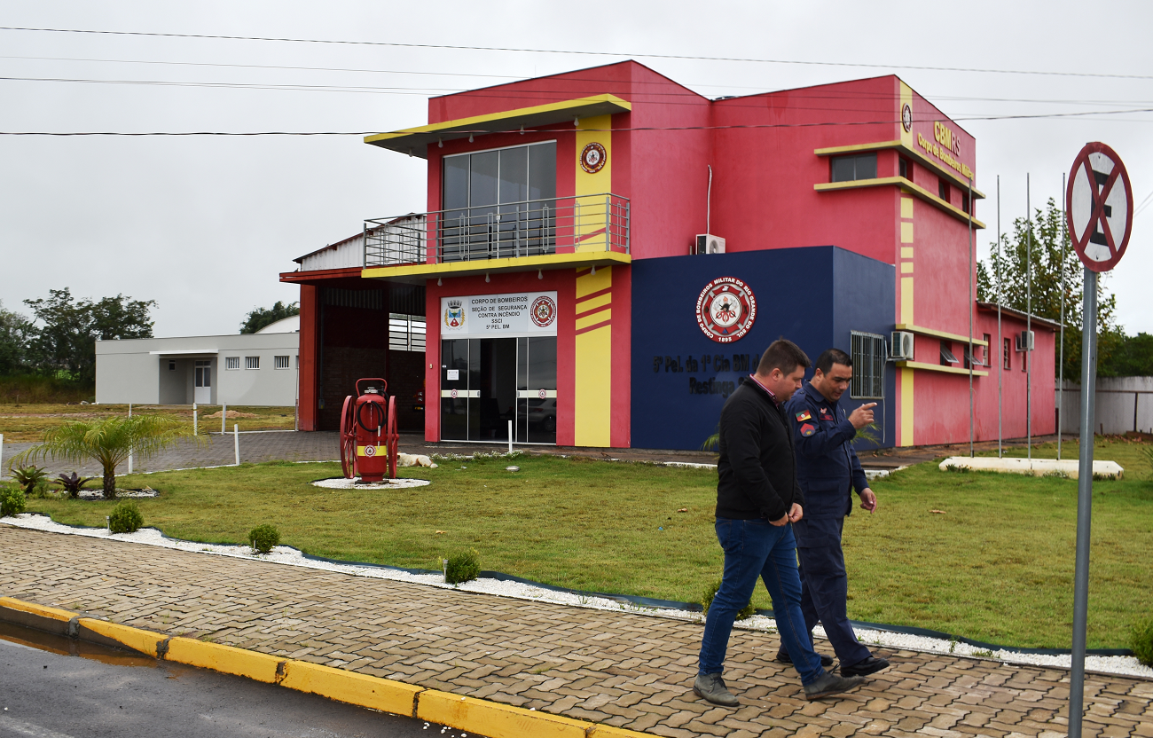 Prefeito, Paulo Ricardo Salerno, foi visitar a corporação na sexta-feira (24)