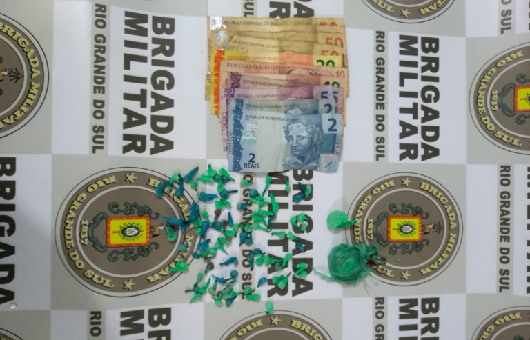 BM realiza prisões em flagrante por tráfico de drogas em São Sepé