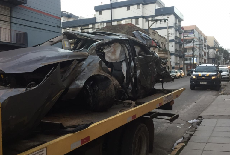 Motorista morre ao cair de obra de viaduto na BR-287 em Santa Maria
