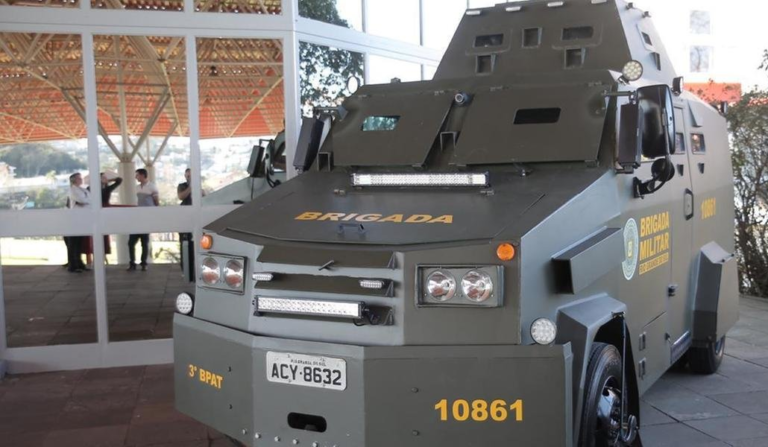 Brigada Militar da Serra recebe carro blindado