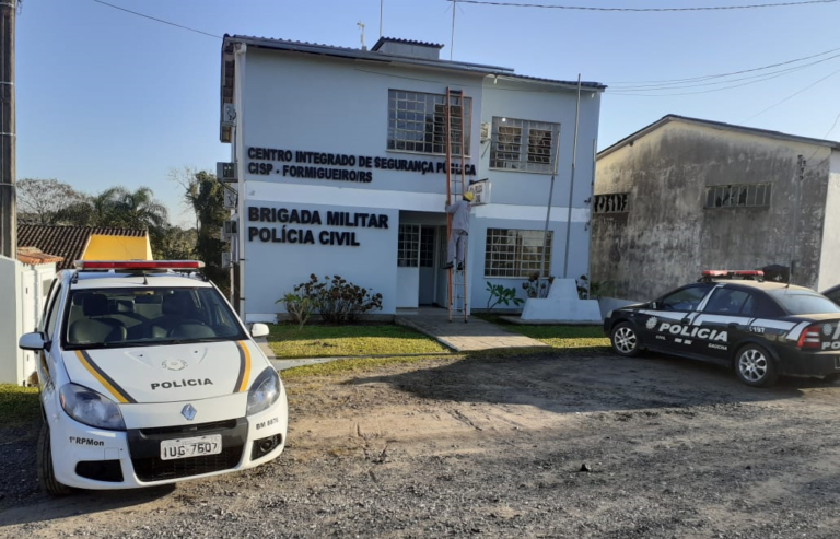 Prédio da Brigada Militar e Polícia Civil de Formigueiro passa por reformas