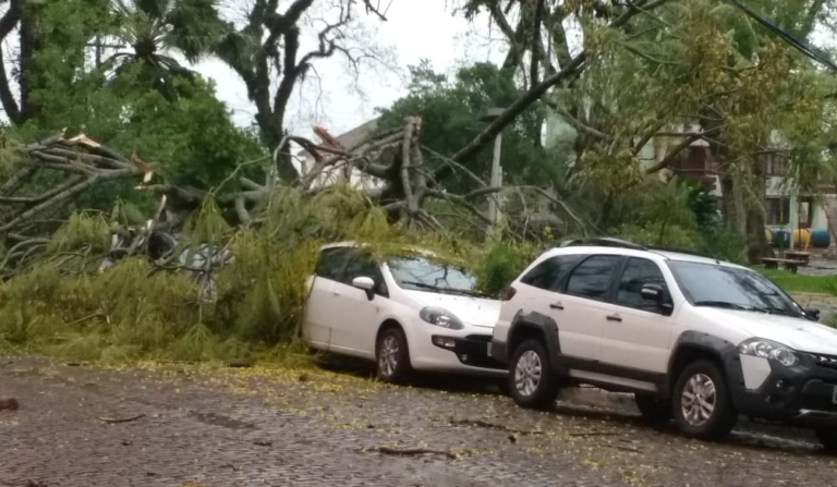 Os estragos causados pelo temporal na região de Cachoeira do Sul