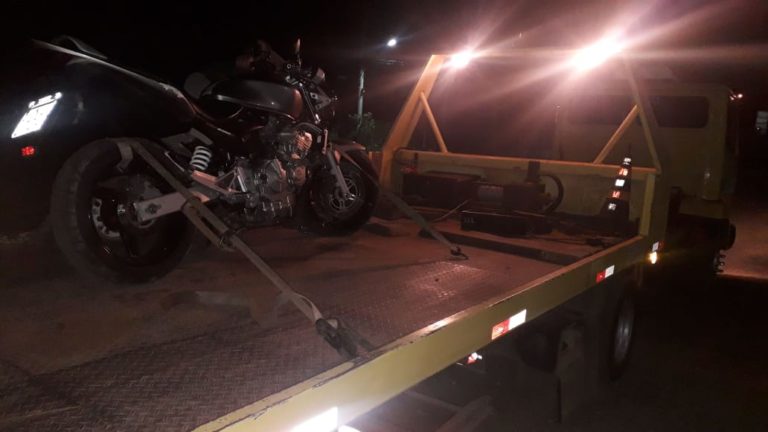 Motociclista foge após tentativa de abordagem da Brigada Militar
