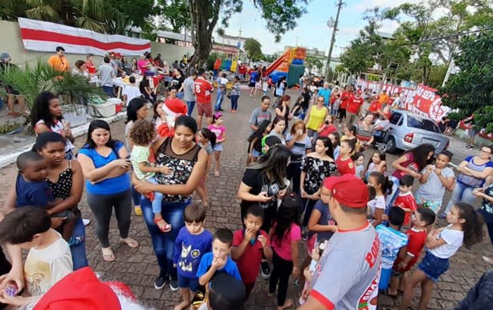 Guarda Popular de São Sepé levou alegria às crianças durante Natal Solidário