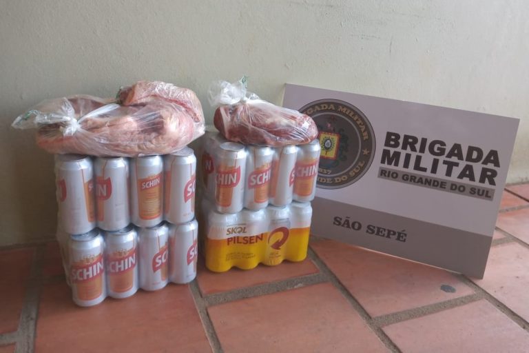 BM prende homem que furtou em supermercado de São Sepé