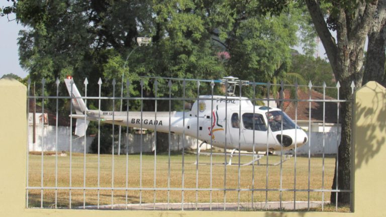 Homem que apontou laser para helicóptero da BM é preso em Santa Maria