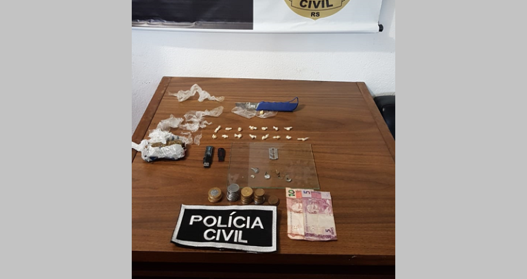 Polícia Civil prende mulher por tráfico de drogas em São Sepé