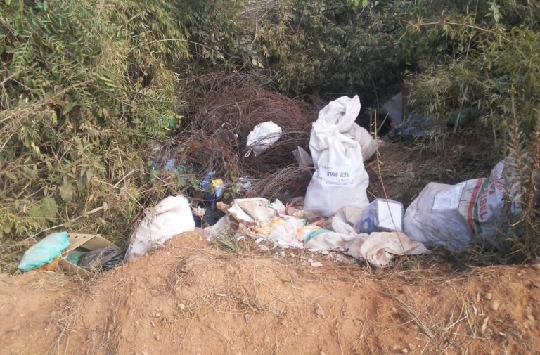 Morador flagra descarte irregular de lixo no interior de São Sepé