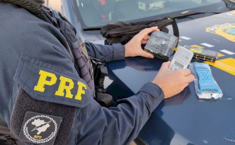 Passageiro é preso com cocaína dentro de ônibus em Caçapava do Sul