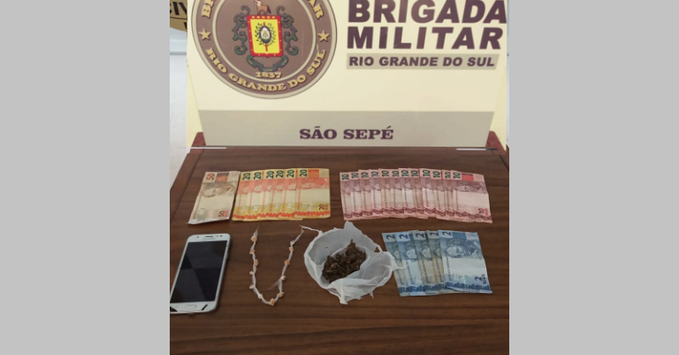 Brigada Militar efetua prisão por tráfico de drogas no Parque Ambiental