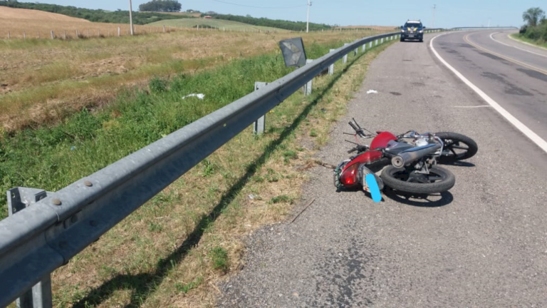 Idoso morre em acidente com motocicleta em São Sepé