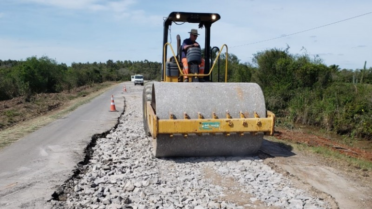 ERS-149 tem asfalto recuperado entre Restinga Sêca e Formigueiro