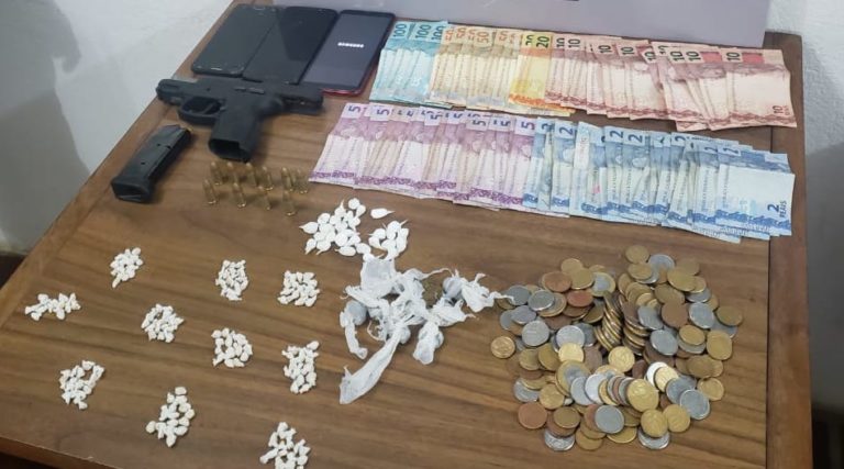 Operação da BM apreende drogas e tem três presos em São Sepé