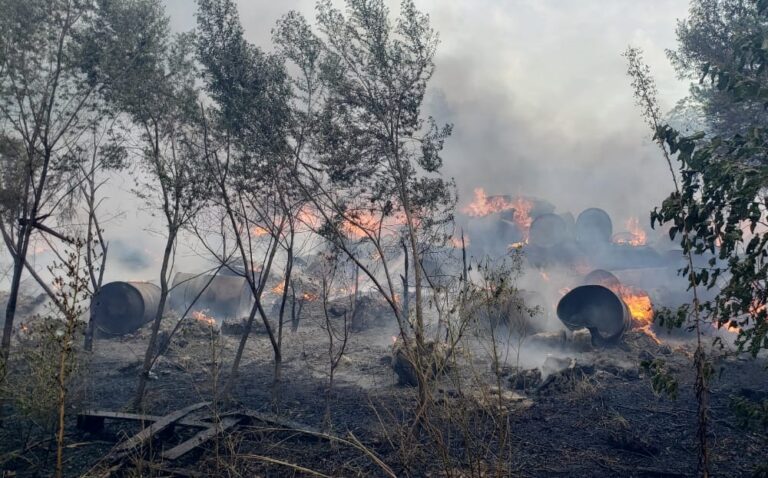 Incêndio atinge instalações de empresa desativada em São Sepé
