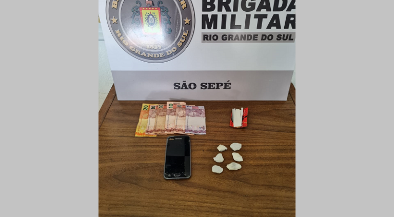 Homem é preso por tráfico de drogas em São Sepé