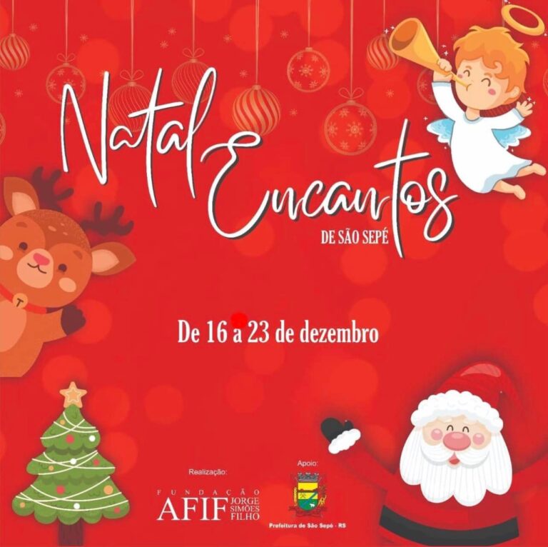 Fundação Cultural divulga programação da campanha “Natal Encantos” em São Sepé