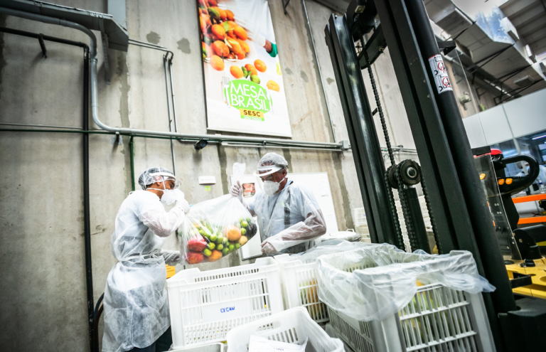 Mesa Brasil Sesc distribuiu mais de 2,2 mil toneladas de alimentos no RS em 2021