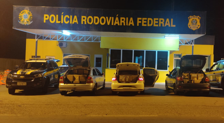 PRF intercepta comboio com carga de contrabando em Caçapava do Sul