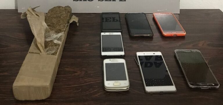 Homem tenta entregar celulares e drogas no Presídio de São Sepé