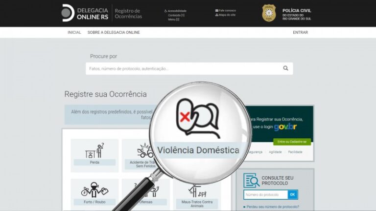 Nova versão da Delegacia Online conta com ícone para violência doméstica