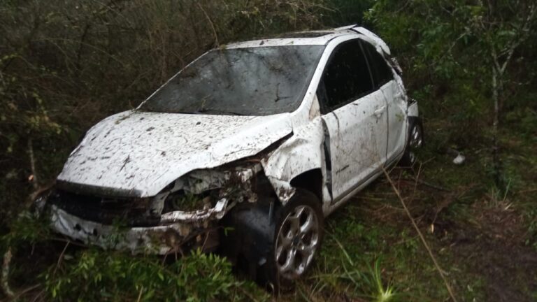 Acidente deixa um ferido na BR-392 em São Sepé