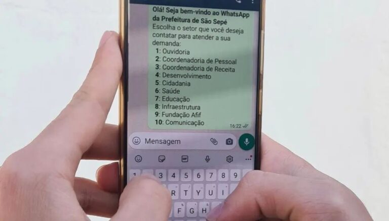 Prefeitura de São Sepé passa a fazer atendimentos pelo WhatsApp