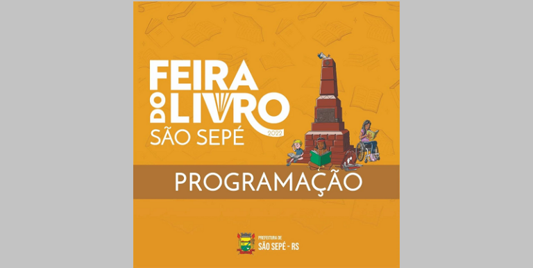 Confira a programação da Feira do Livro de São Sepé