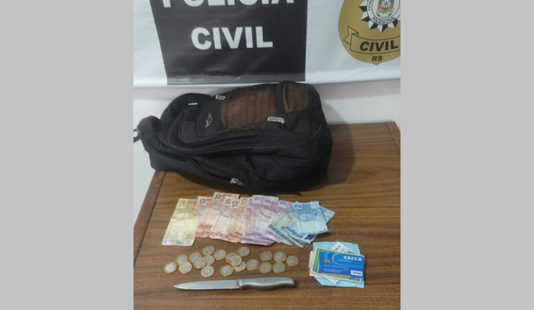 Polícia Civil prende homem que assaltou farmácia em São Sepé