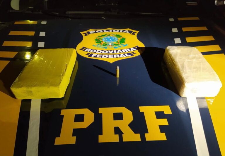 PRF apreende dois quilos de drogas escondidos em carro na BR-290
