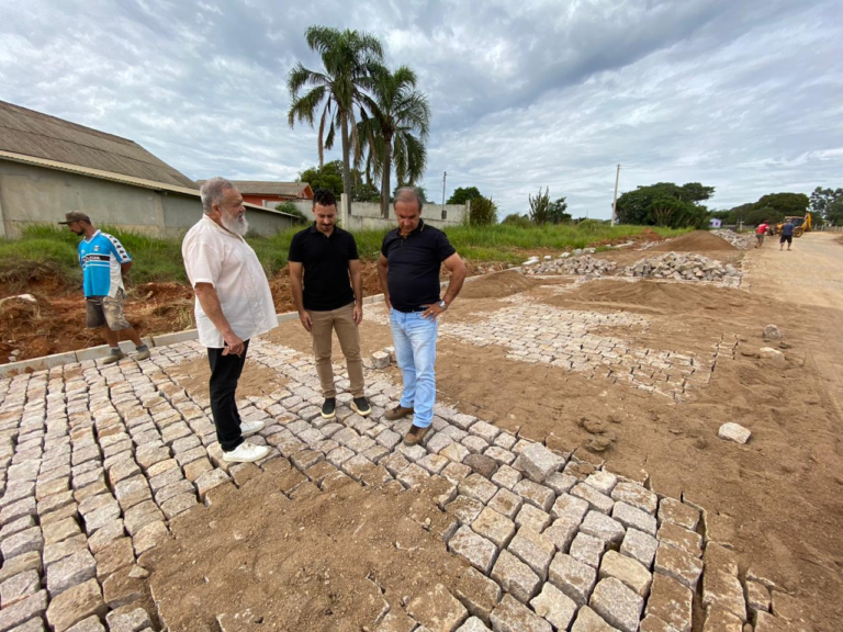 Pavimentação da Avenida Marechal Idelfonso de Moraes está 70% concluída