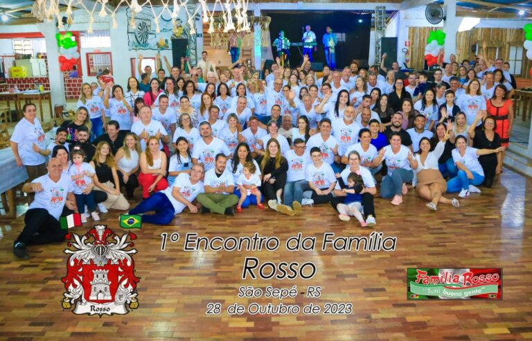 Primeiro Encontro da Família Rosso reuniu grande público no CTG Os Maragatos.