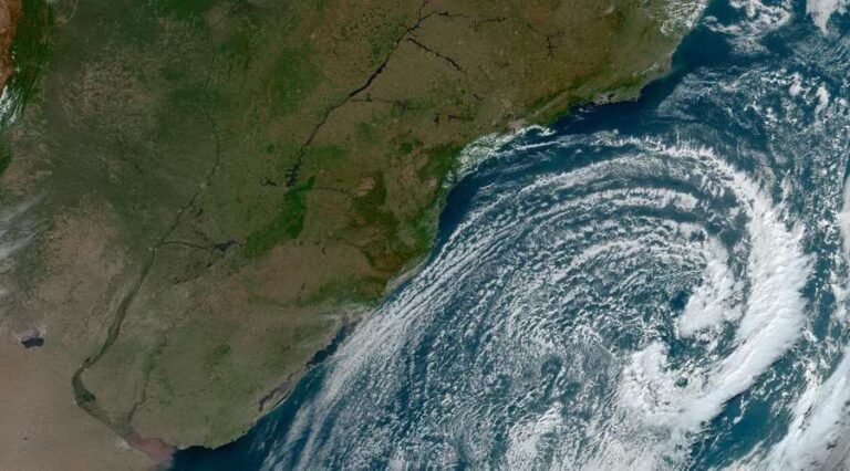 Ciclone Extratropical não deverá atingir a Região Central durante o Natal