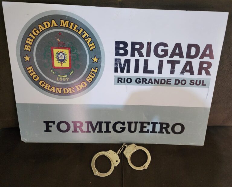 Brigada Militar de Formigueiro prende homem acusado de estupro