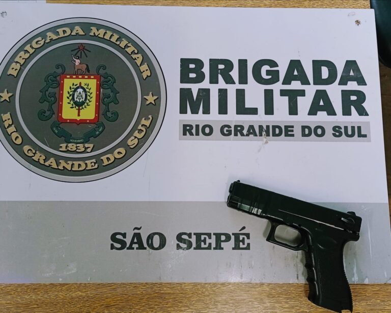 Brigada Militar faz apreensão de simulacro de arma de fogo