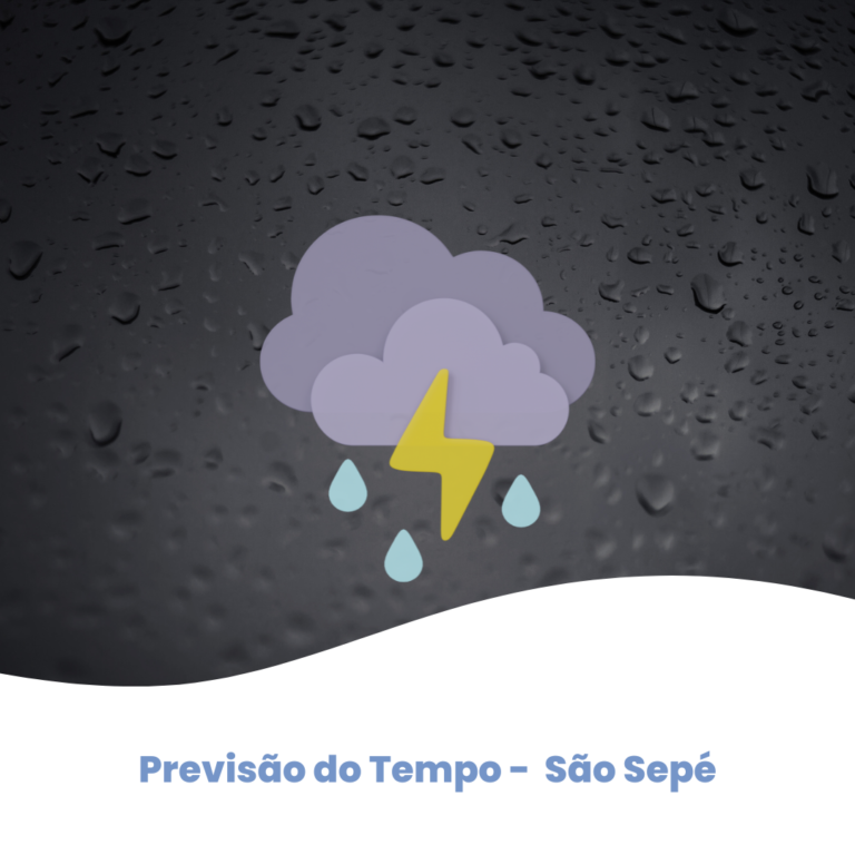 Chuvas no início de Maio devem ultrapassar os 170 mm em São Sepé.