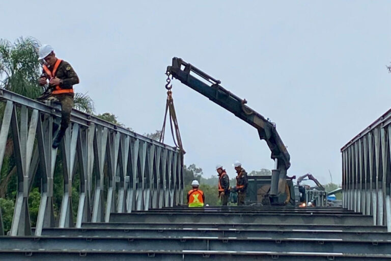 Exército confirma que Ponte móvel entre Santa Maria e Quarta Colônia deve ser entregue na quarta-feira(29).