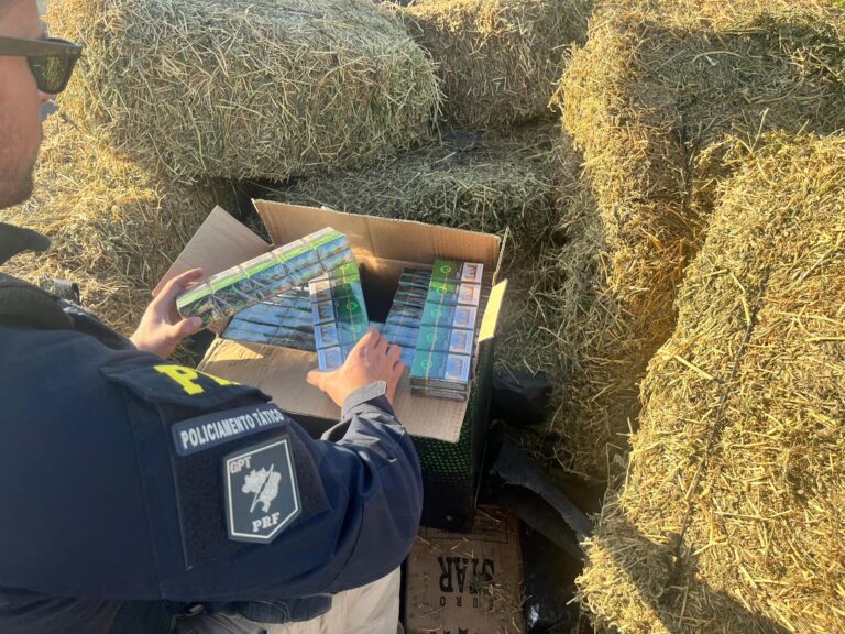 PRF apreende carga ilegal de cigarros em Tupanciretã