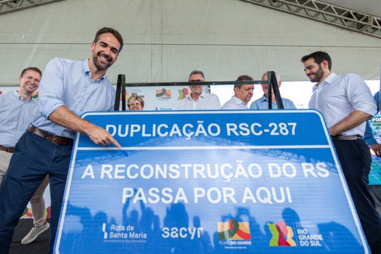 Governador acompanha início das obras de duplicação da RSC-287