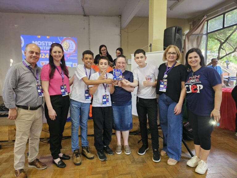 Escola CIEP participou da Mostra Científica das Escolas Públicas Estaduais do RS – Steam Party, em Santa Maria.