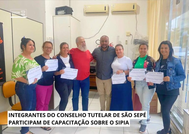 CONSELHO TUTELAR DE SÃO SEPÉ PARTICIPA DE CAPACITAÇÃO SOBRE O SIPIA