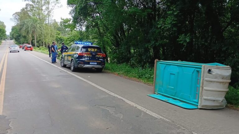 Motociclista fica gravemente ferido em acidente na BR 158