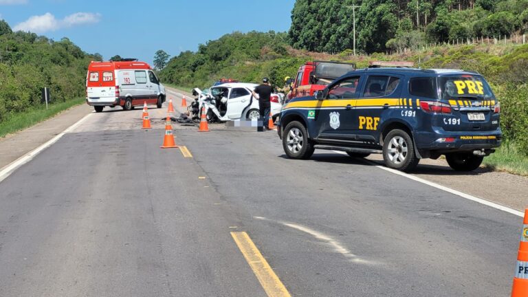 Acidente na BR 293 em Pinheiro Machado deixou 4 vítimas fatais.