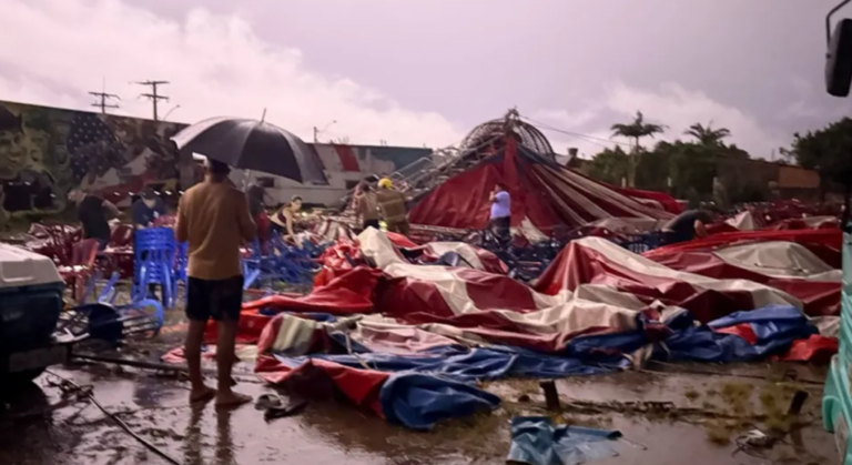 TEMPORAL CAUSA ESTRAGOS EM OSÓRIO.