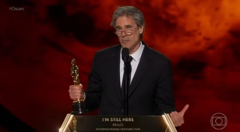 Oscar 2025: É do Brasil. ‘Ainda estou aqui’ leva prêmio de melhor filme internacional.