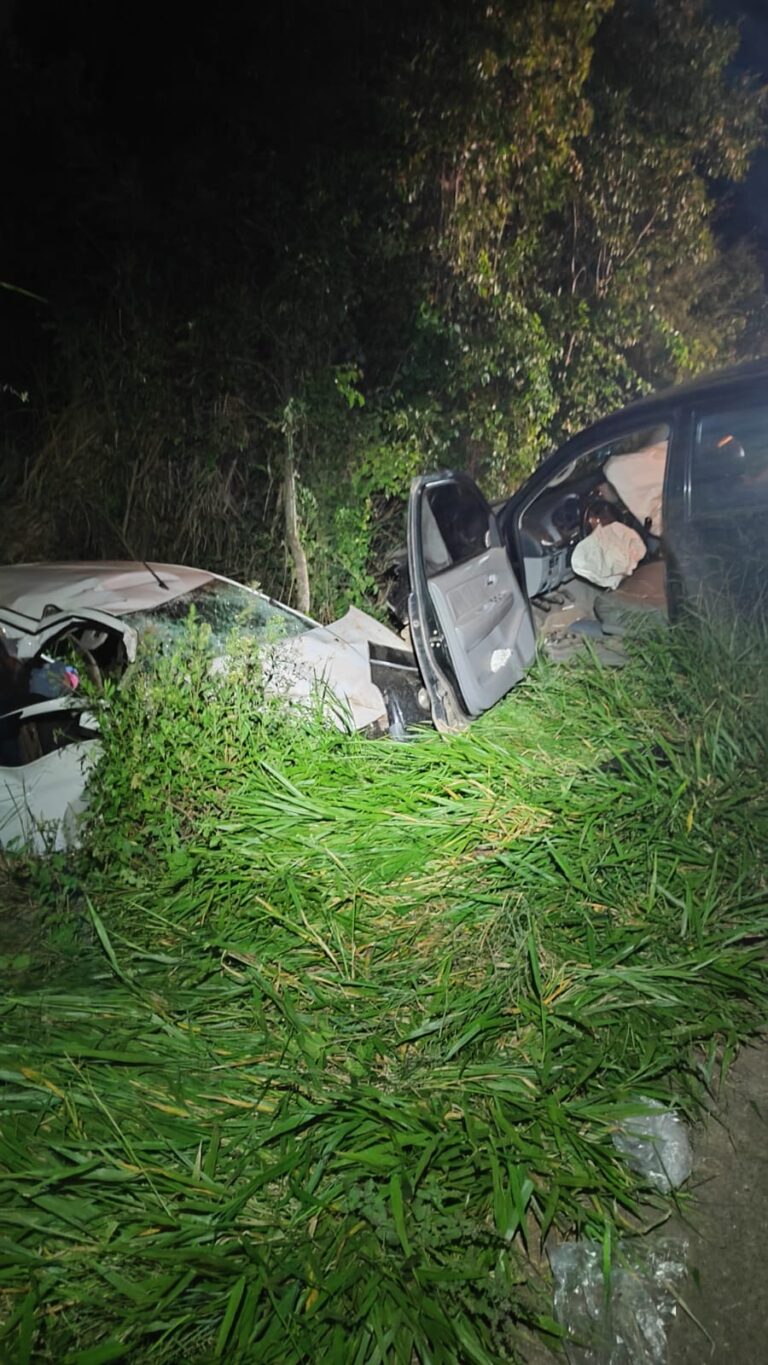 Colisão entre carros deixou vários feridos na BR392