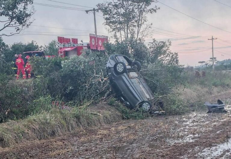 Um acidente de trânsito fez uma vítima fatal neste domingo, dia 8, na ERS-348, em Agudo.